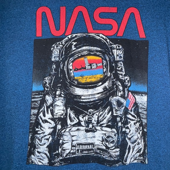 NASA Astronaut Graphic Long Sleeve Tee Shirt XL Space Shuttle Mission Patches - Picture 7 of 7